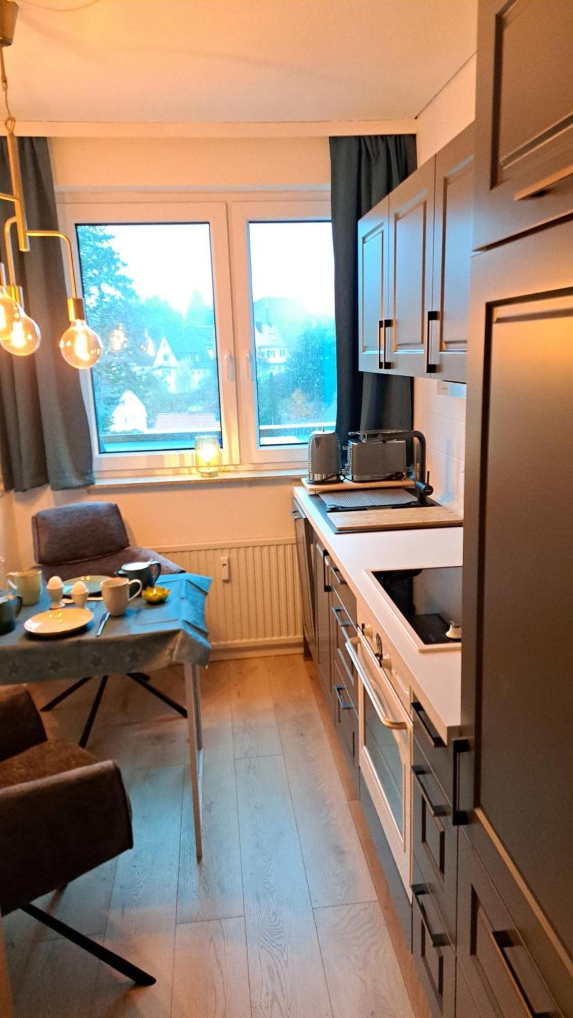 Das Kleine Penthouse Mit Kamin バート・ザクサ エクステリア 写真