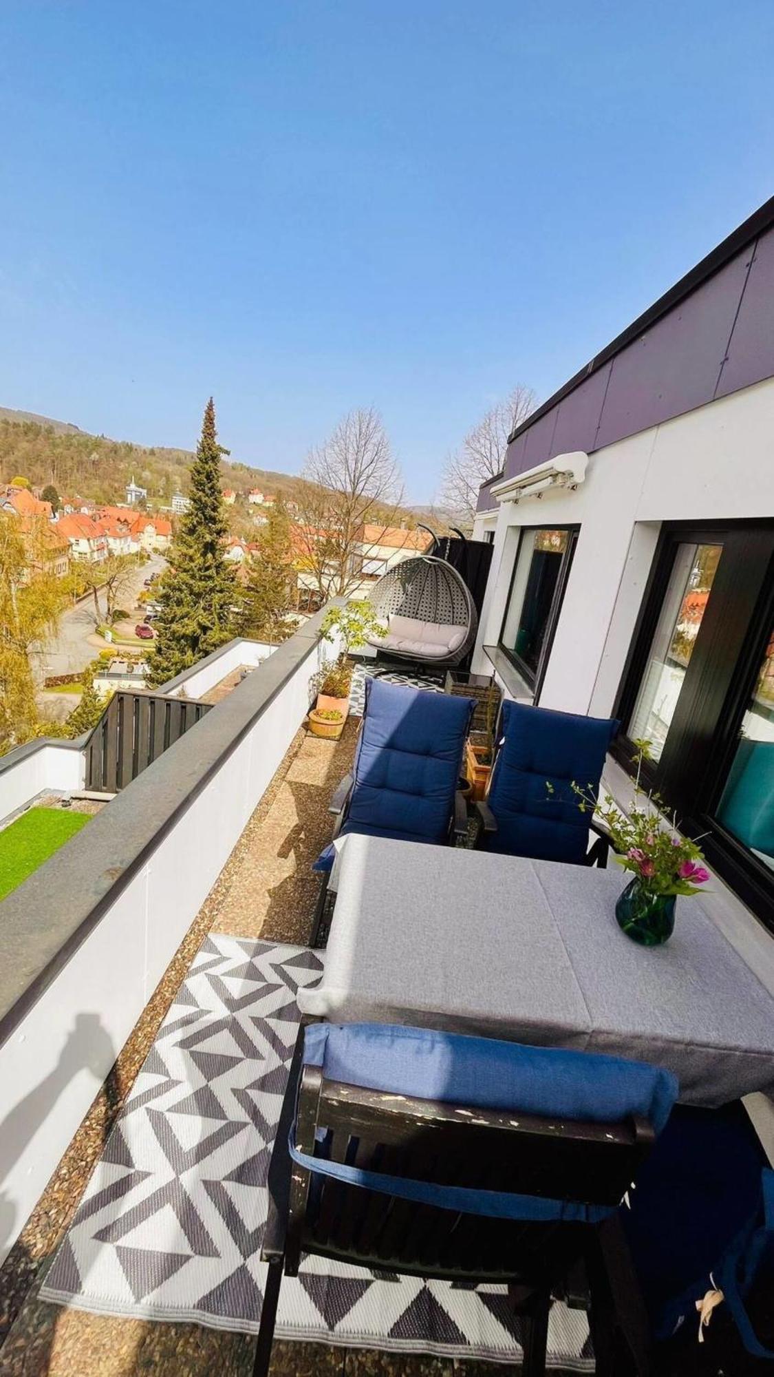 Das Kleine Penthouse Mit Kamin バート・ザクサ エクステリア 写真